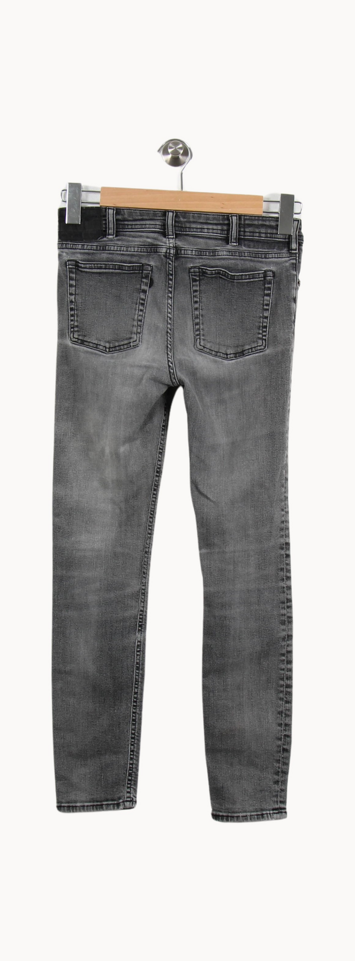 Jean Slim Gris - Taille XS/34 de la marque Acne Studios | PARAD69155 - Vendu par Paradigme - Image 4
