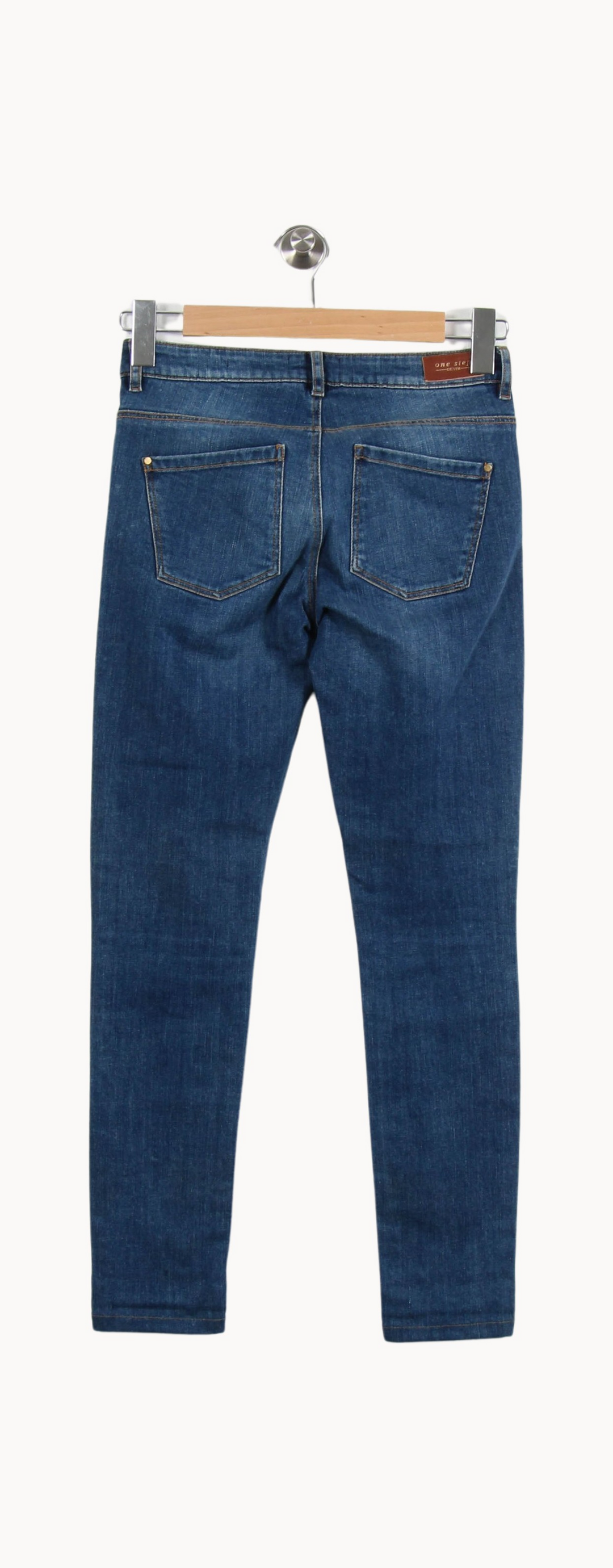 Jean Skinny Bleu - Taille XS/34 de la marque One Step | PARAD69123 - Vendu par Paradigme - Image 4