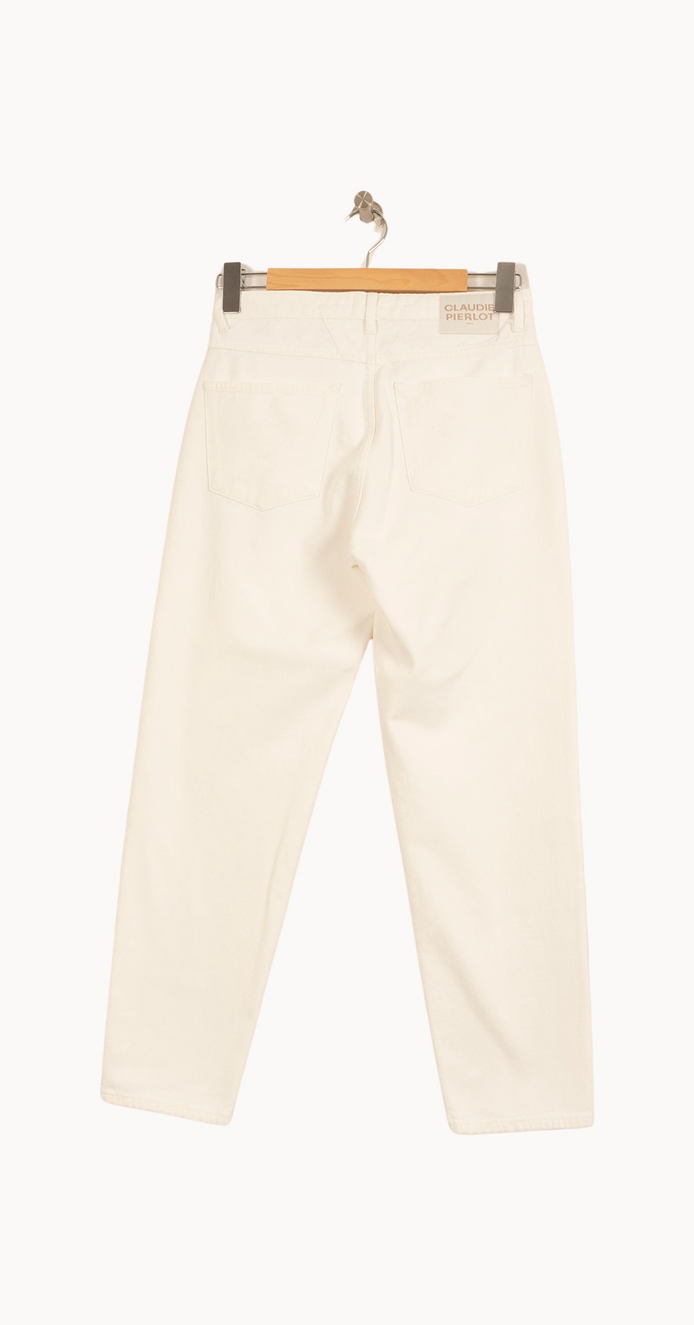 Jean Blanc - Taille M/38 de la marque Claudie Pierlot | PARAD45997 - Vendu par Paradigme - Image 4
