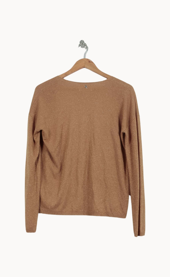 Cardigan Doré - Taille M/38 de la marque Sud express | PARAD53228 - Vendu par Paradigme - Image 4