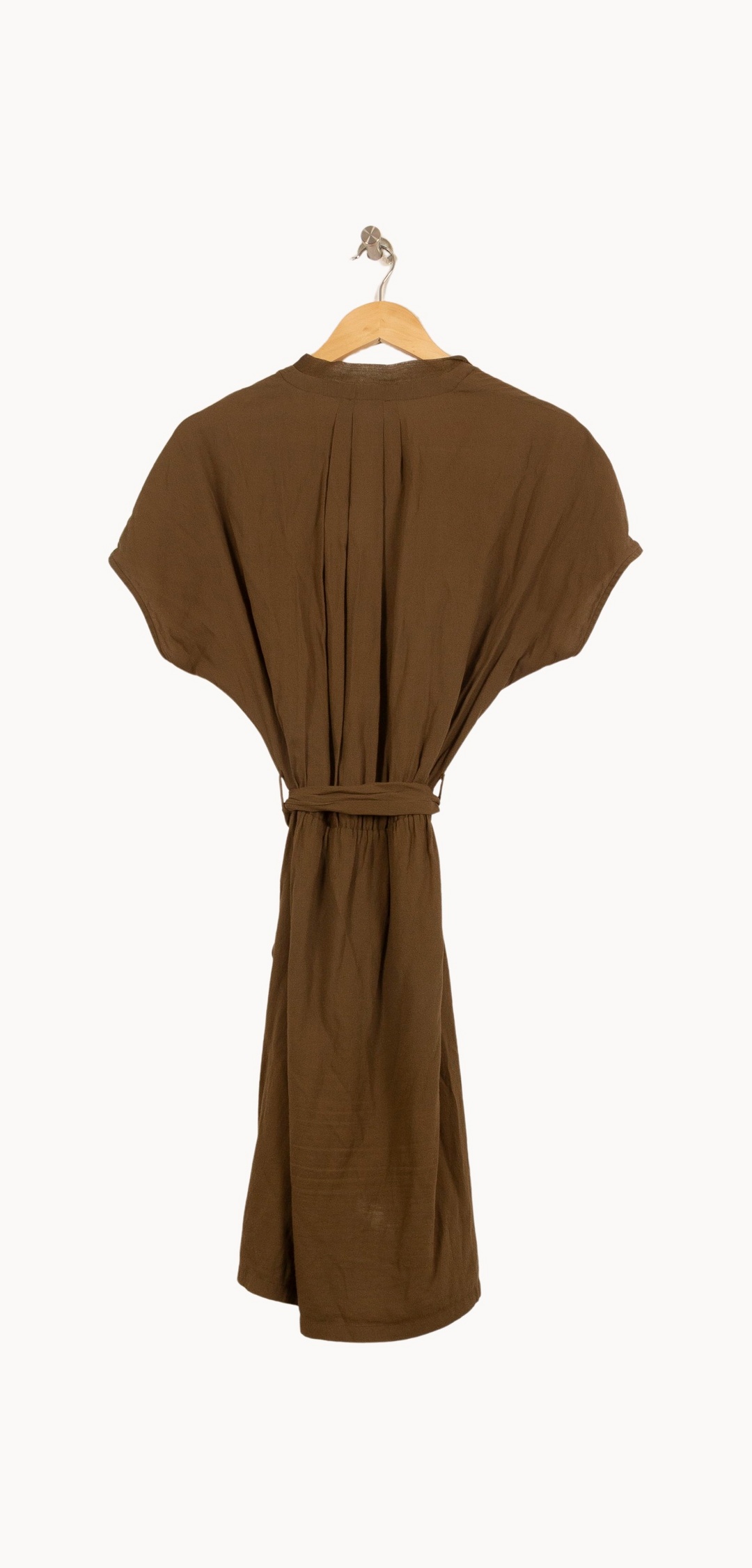 Robe Ceinturée Verte - Taille M/38 de la marque Sessùn | PARAD62365 - Vendu par Paradigme - Image 4