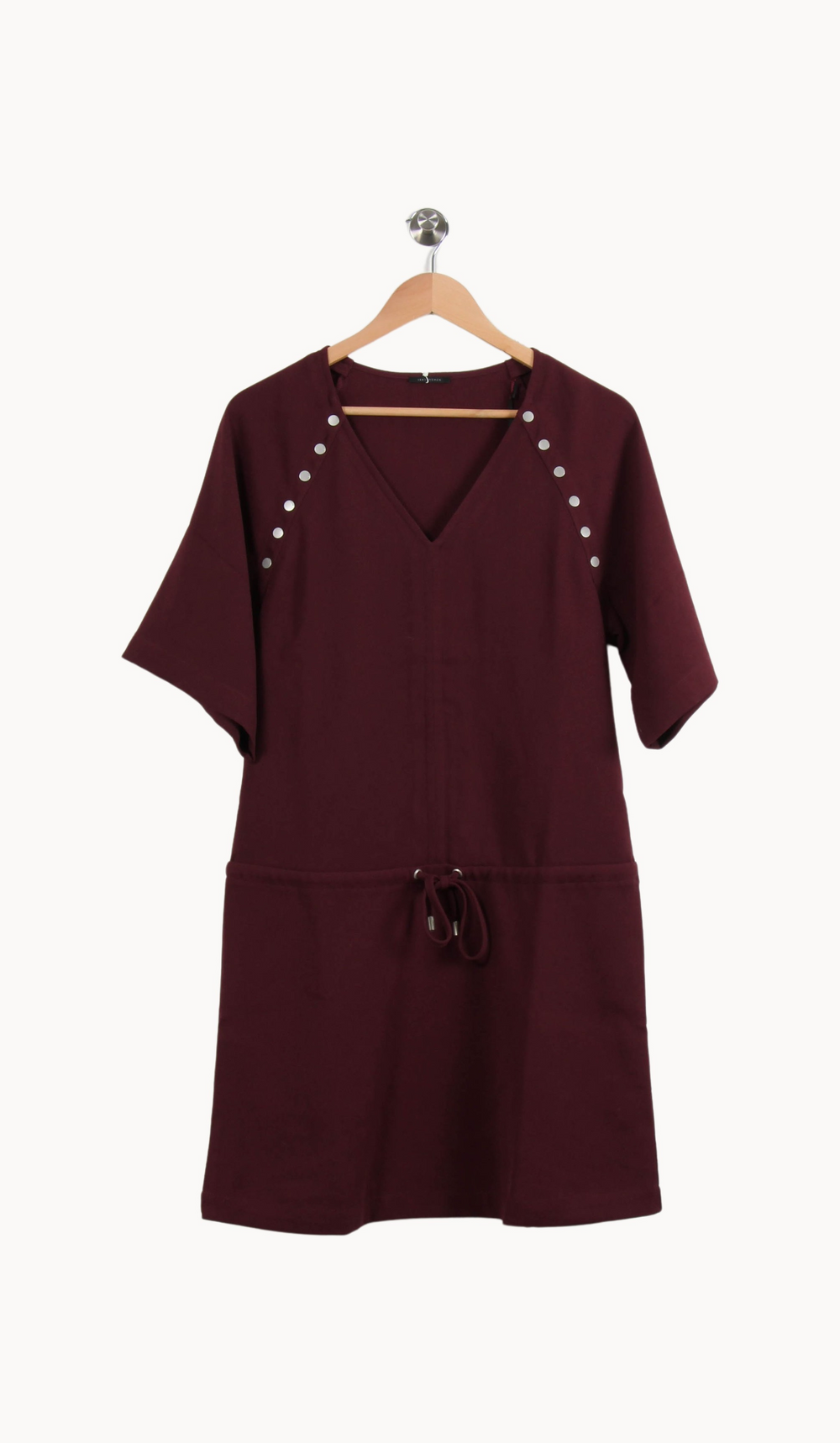 Robe Courte Bordeaux - Taille S/36 de la marque IKKS | PARAD67381 - Vendu par Paradigme - Image 2