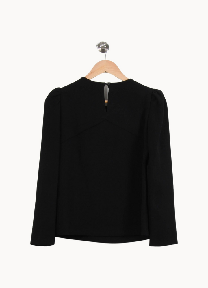 Blouse Noire - Taille S/36 de la marque ba&sh | PARAD50463 - Vendu par Paradigme - Image 4