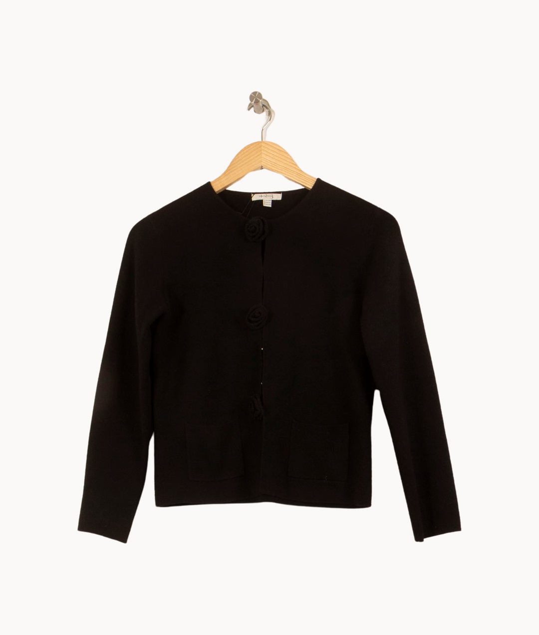 Cardigan Noir - Taille S/36 de la marque Maison 123 | PARAD39616 - Vendu par Paradigme - Image 2