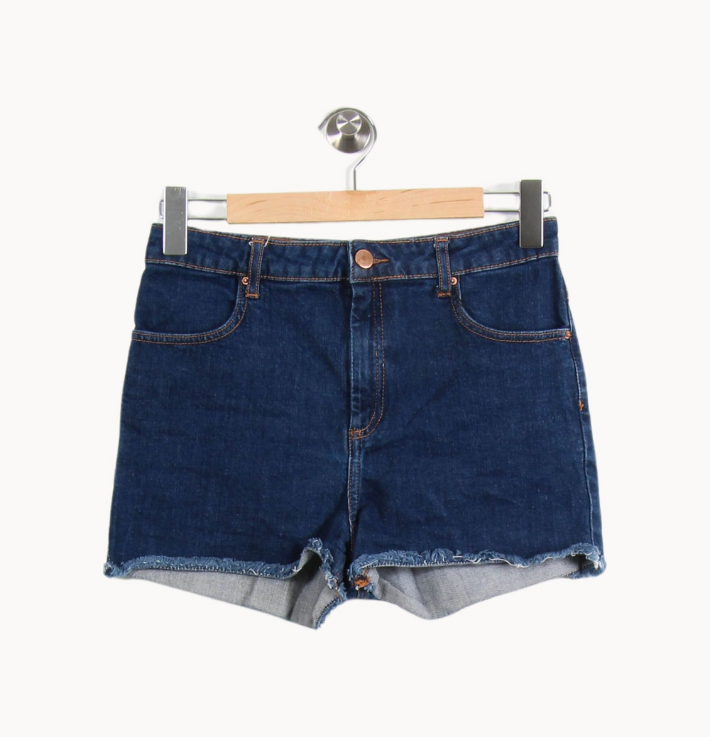 Short en Jean Bleu - Taille L/40 de la marque American Vintage | PARAD44554 - Vendu par Paradigme - Image 2