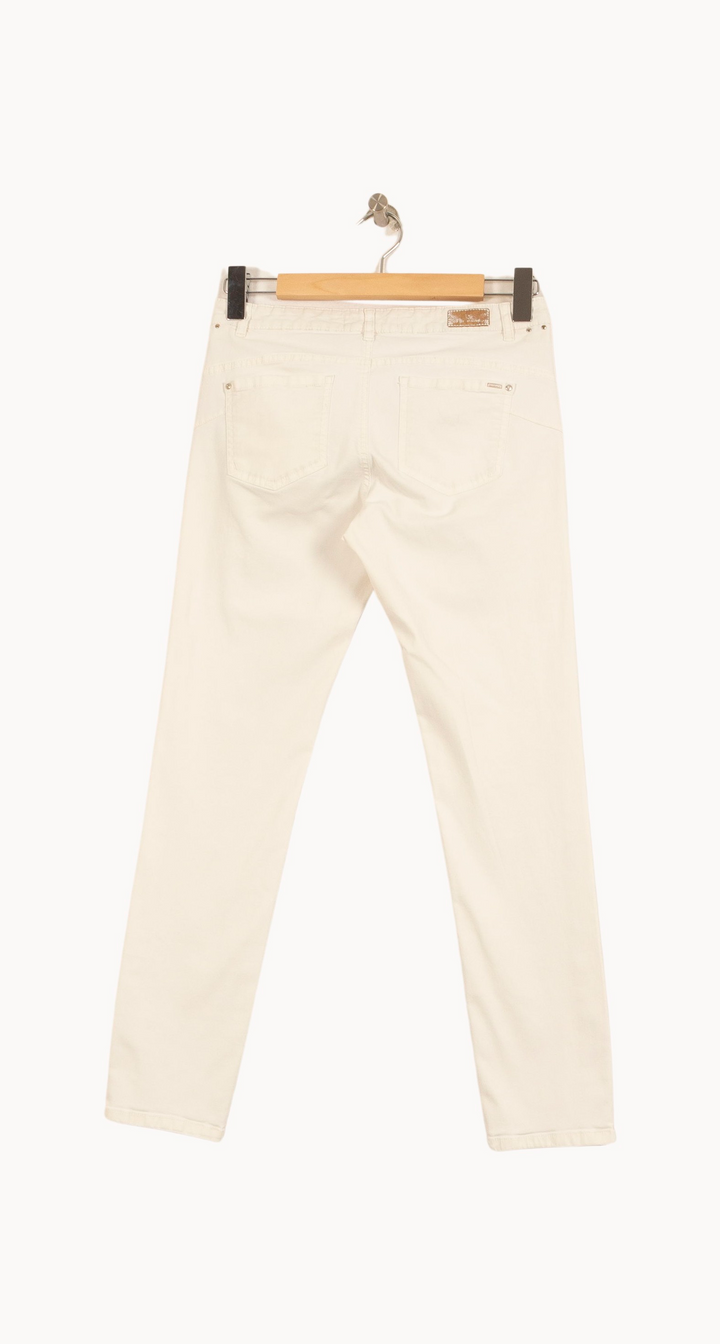 Jean blanc - Taille M/38 de la marque IKKS | PARAD45692 - Vendu par Paradigme - Image 4