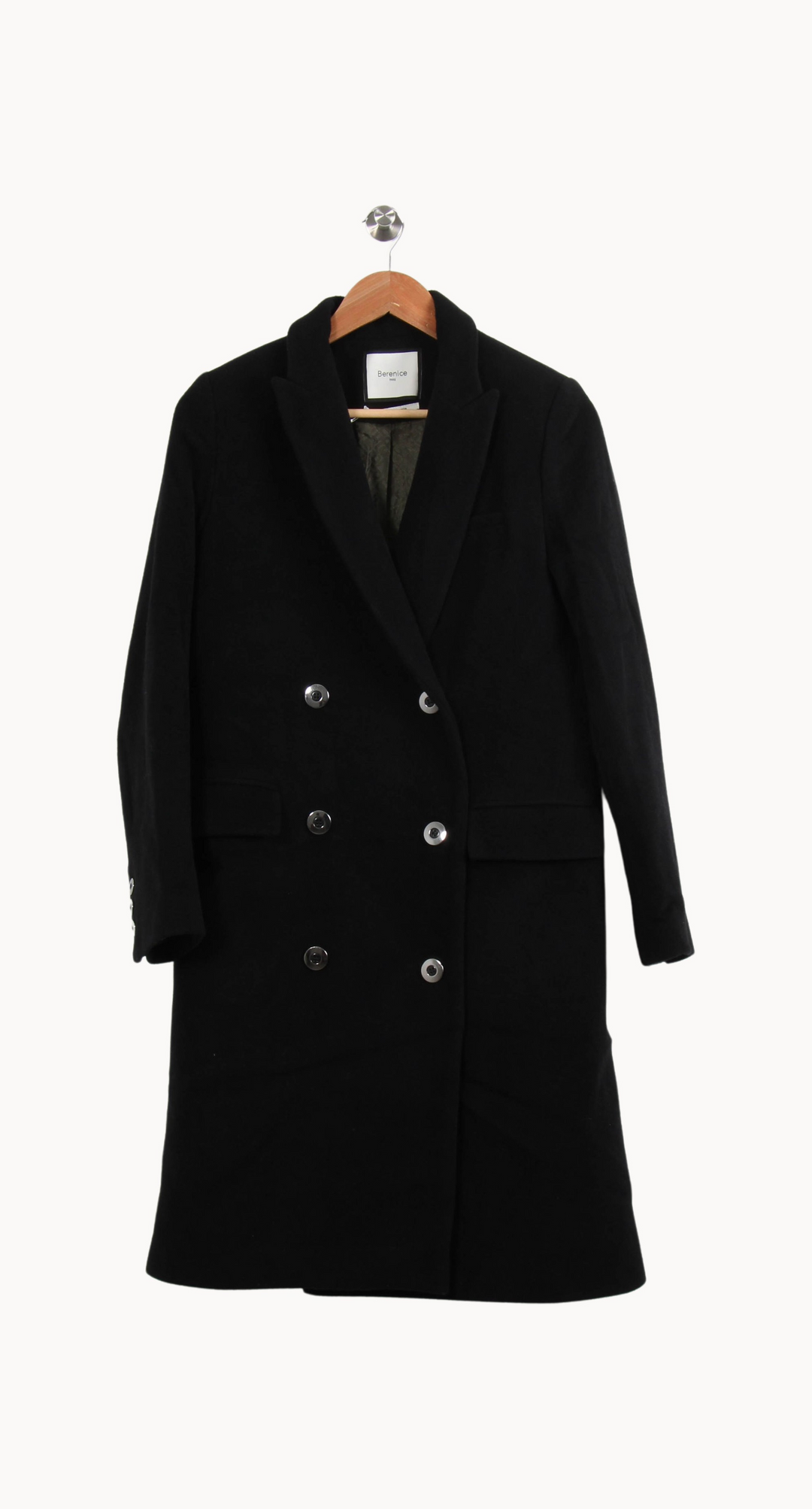 Manteau Noir - Taille S/36 de la marque Bérénice | PARAD64084 - Vendu par Paradigme - Image 2