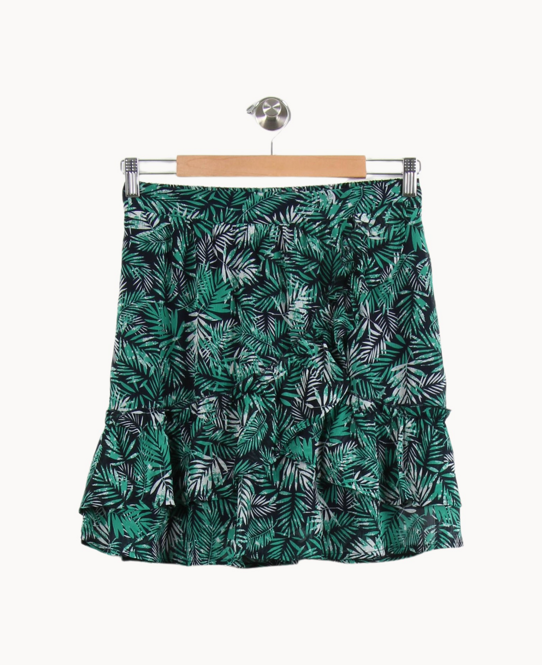 Jupe Volantée Verte et Noire - Taille S/36 de la marque Grace & Mila | PARAD65390 - Vendu par Paradigme - Image 2