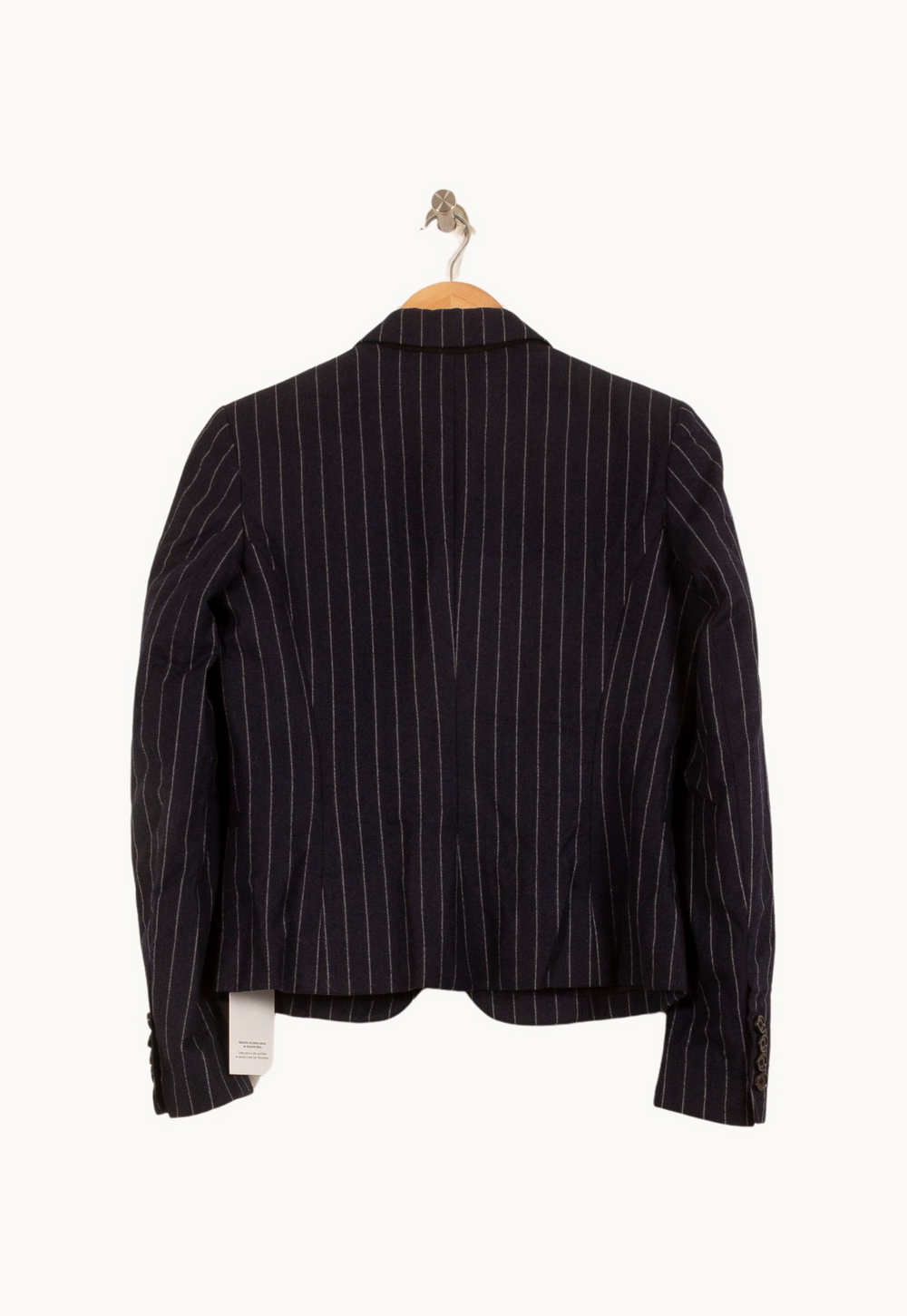 Blazer Bleu à Rayures Blanches - Taille M/38 de la marque Joseph | PARAD63831 - Vendu par Paradigme - Image 4