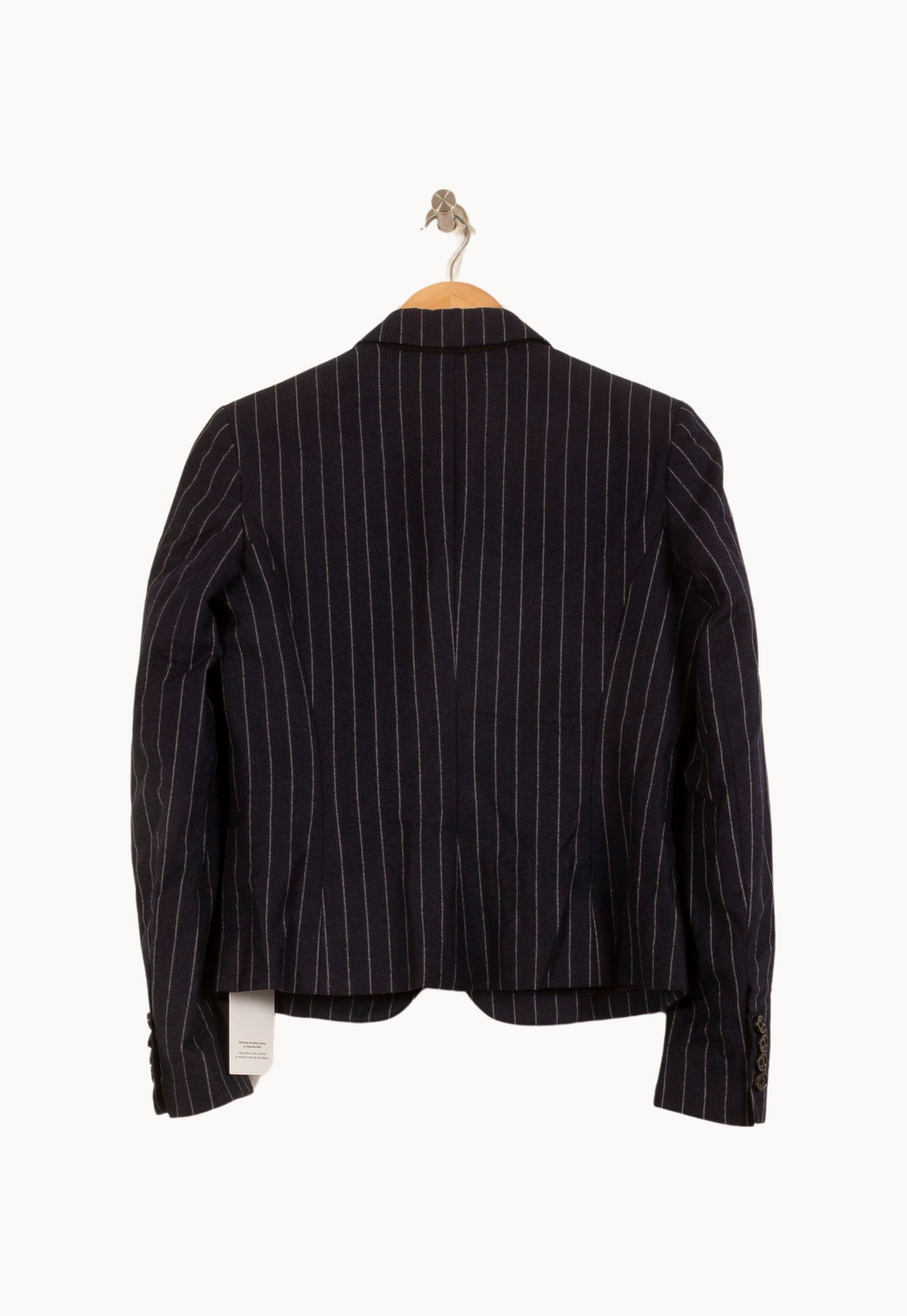 Blazer Bleu à Rayures Blanches - Taille M/38 de la marque Joseph | PARAD63831 - Vendu par Paradigme - Image 4