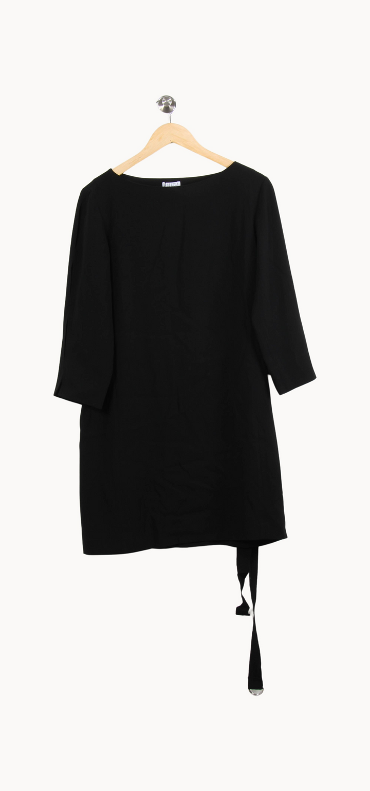Robe Droite Noire - Taille L/40 de la marque Claudie Pierlot | PARAD39763 - Vendu par Paradigme - Image 2