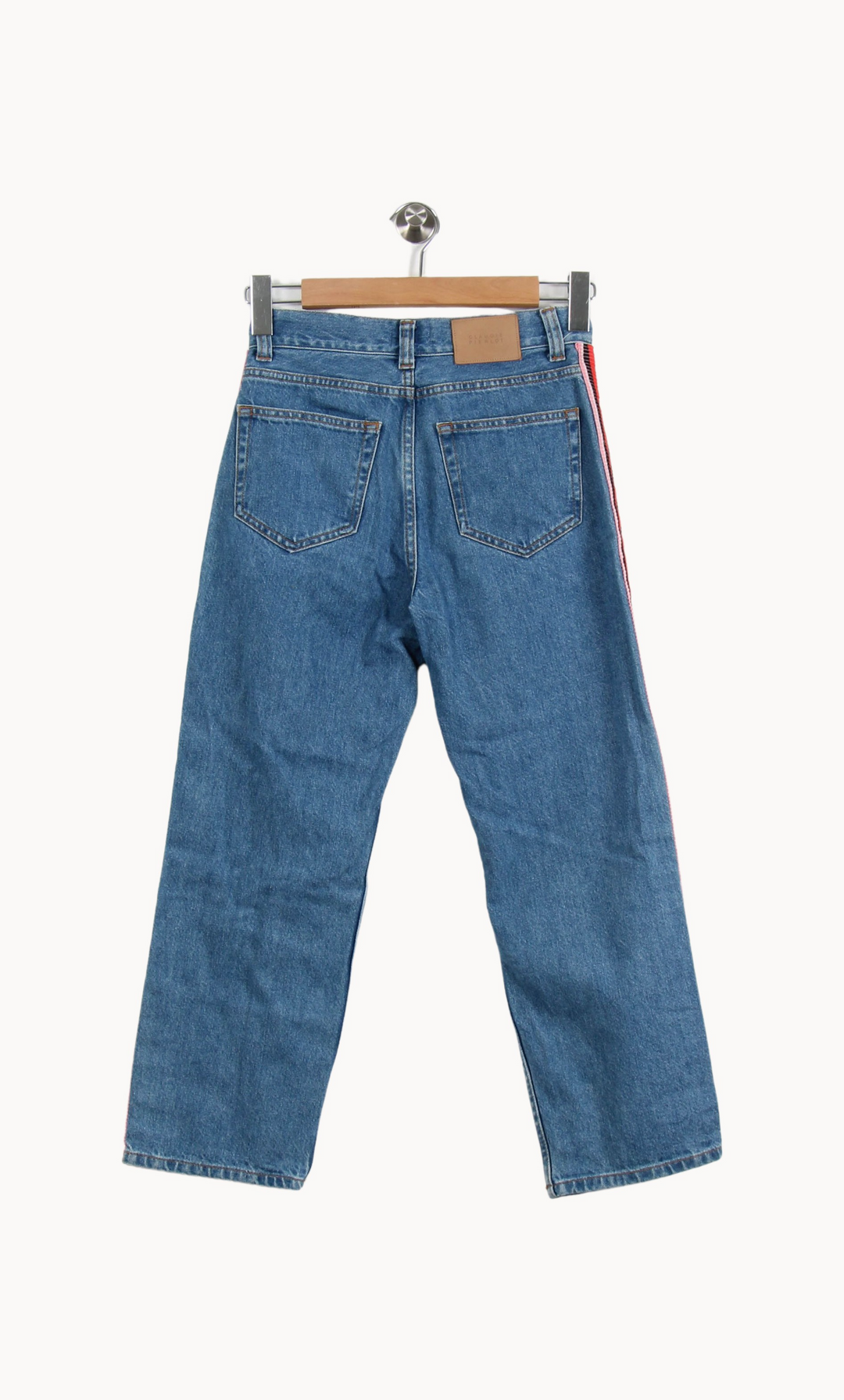 Jean Bleu et Rouge - Taille S/36 de la marque Claudie Pierlot | PARAD63378 - Vendu par Paradigme - Image 4