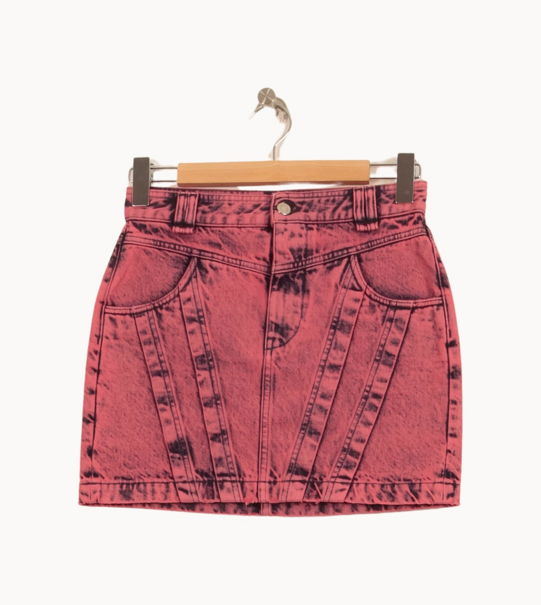 Jupe en Jean Rose - Taille S/36 de la marque IRO | PARAD63994 - Vendu par Paradigme - Image 2