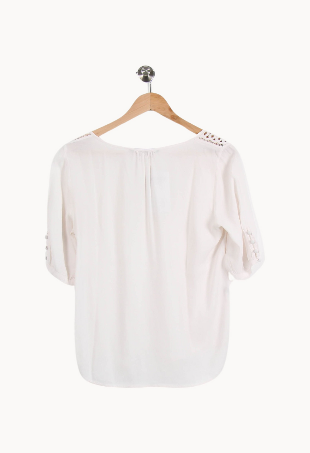 Blouse Blanche - Taille S/36 de la marque Comptoir des Cotonniers | PARAD66849 - Vendu par Paradigme - Image 4
