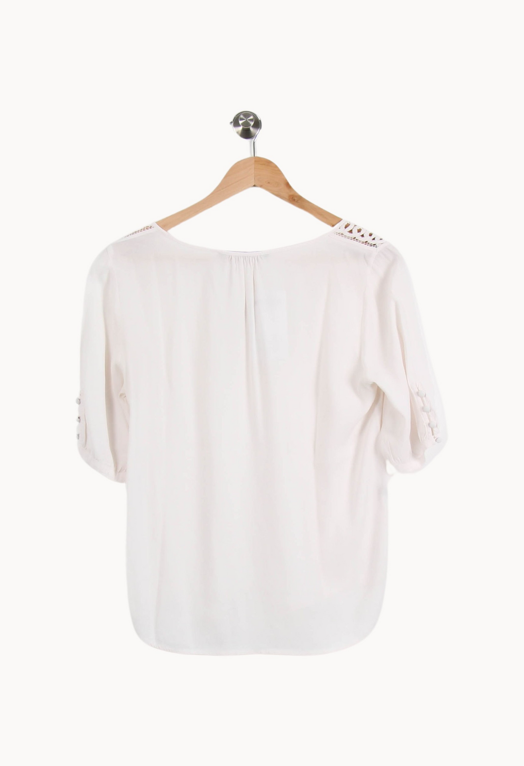 Blouse Blanche - Taille S/36 de la marque Comptoir des Cotonniers | PARAD66849 - Vendu par Paradigme - Image 4