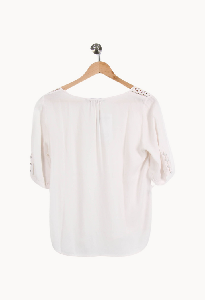Blouse Blanche - Taille S/36 de la marque Comptoir des Cotonniers | PARAD66849 - Vendu par Paradigme - Image 4