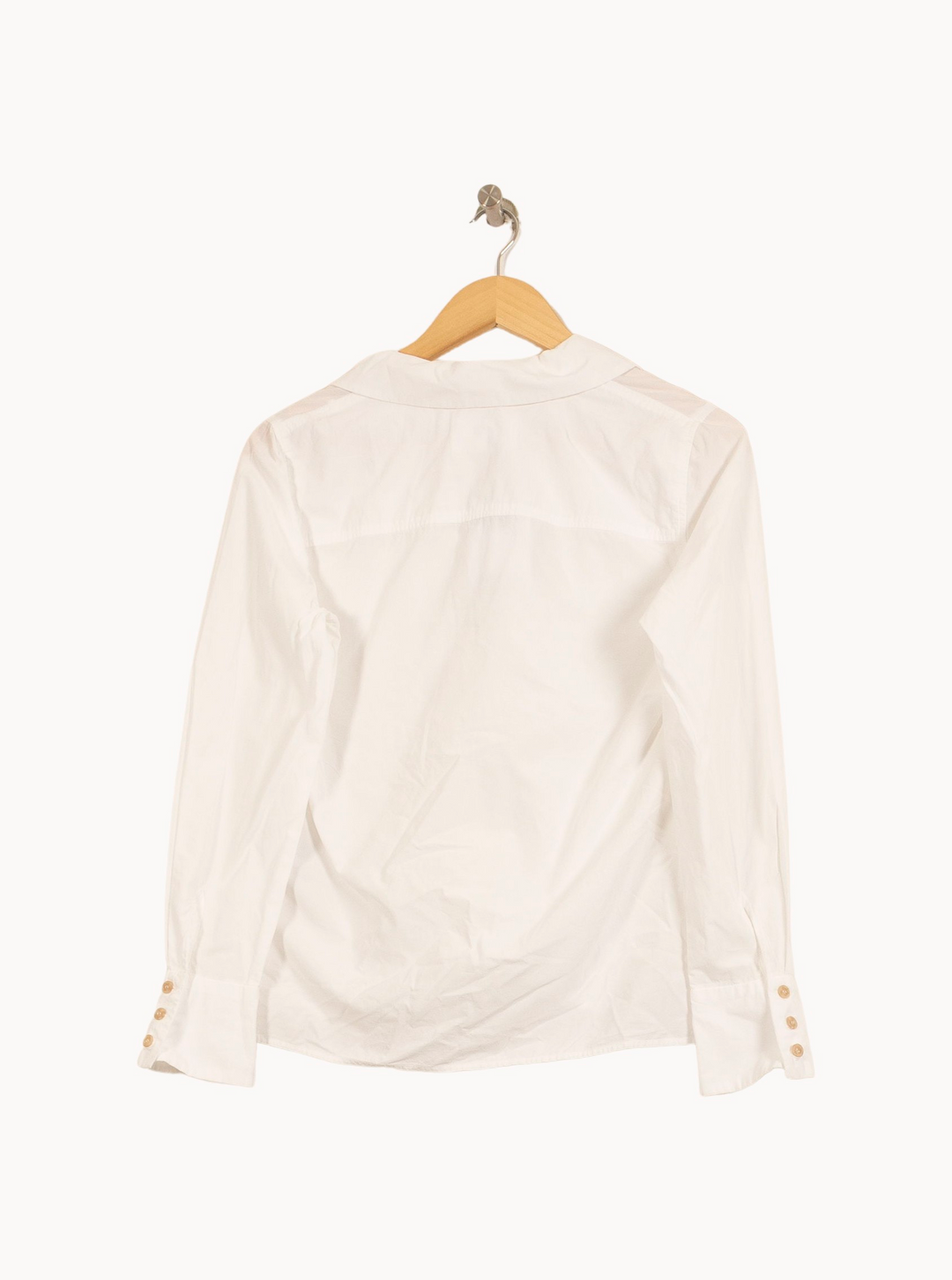 Chemise Blanche - Taille S/36 de la marque ba&sh | PARAD38015 - Vendu par Paradigme - Image 4