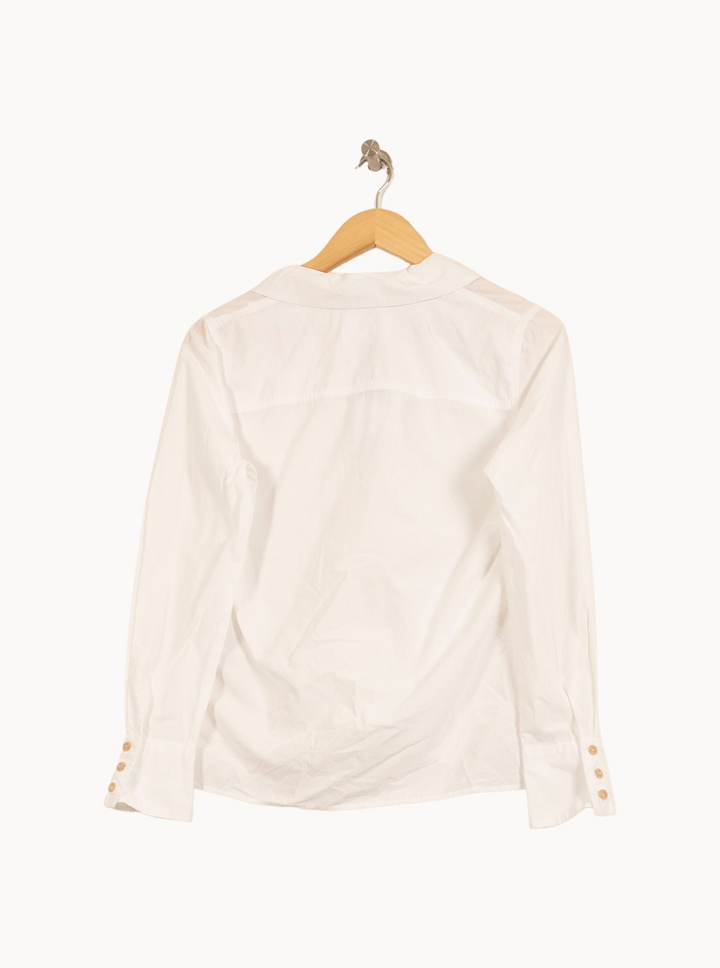 Chemise Blanche - Taille S/36 de la marque ba&sh | PARAD38015 - Vendu par Paradigme - Image 4
