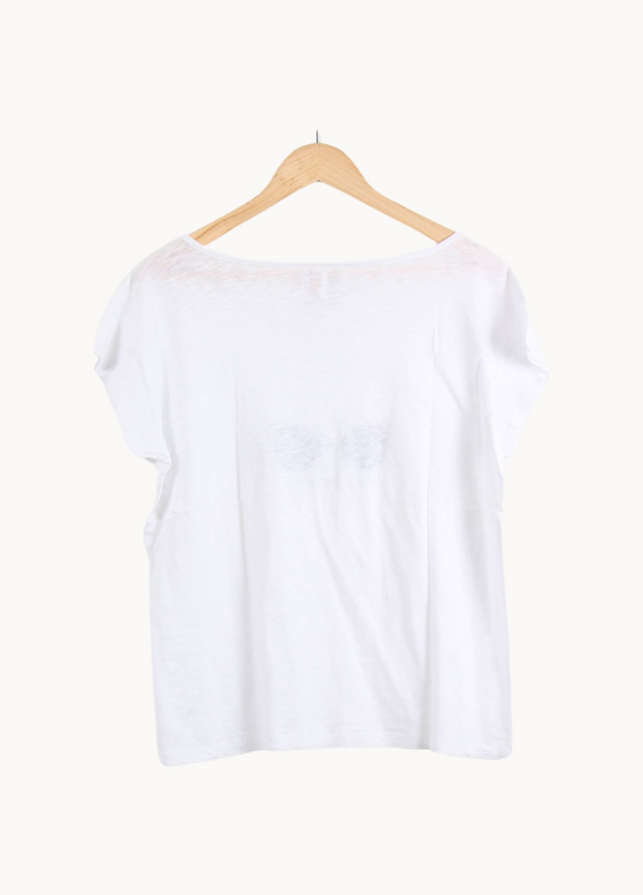 Tee-shirt Blanc - Taille XL/42 de la marque Des petits hauts | PARAD67001 - Vendu par Paradigme - Image 4