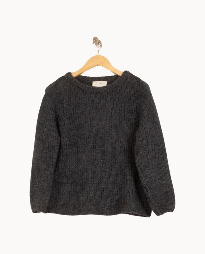 Pull Bleu Foncé - Taille S/36 de la marque American Vintage | PARAD63763 - Vendu par Paradigme - Image 2