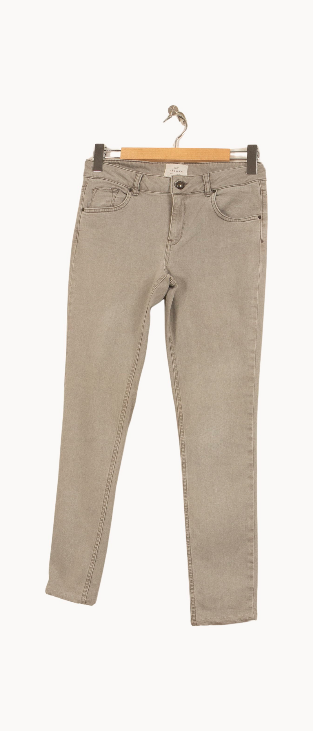 Jean Gris - Taille M/38 de la marque Sézane | PARAD49947 - Vendu par Paradigme - Image 2