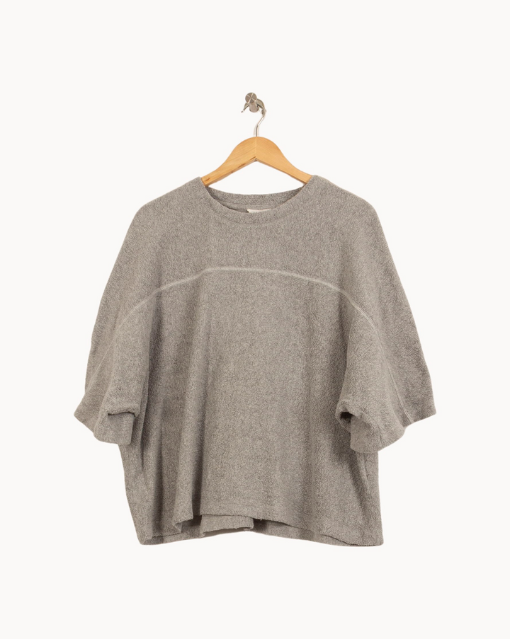 Sweatshirt Gris - Taille L/40 de la marque American Vintage | PARAD66483 - Vendu par Paradigme - Image 2
