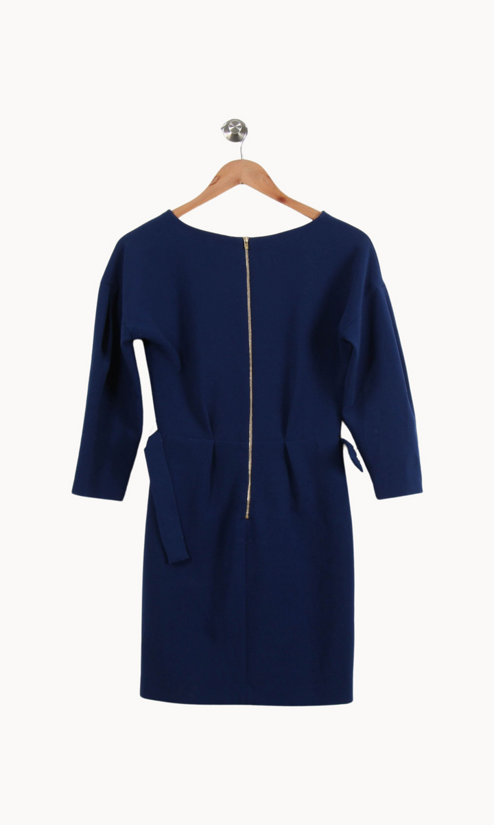 Robe Midi Bleue - Taille S/36 de la marque Sandro | PARAD67868 - Vendu par Paradigme - Image 4