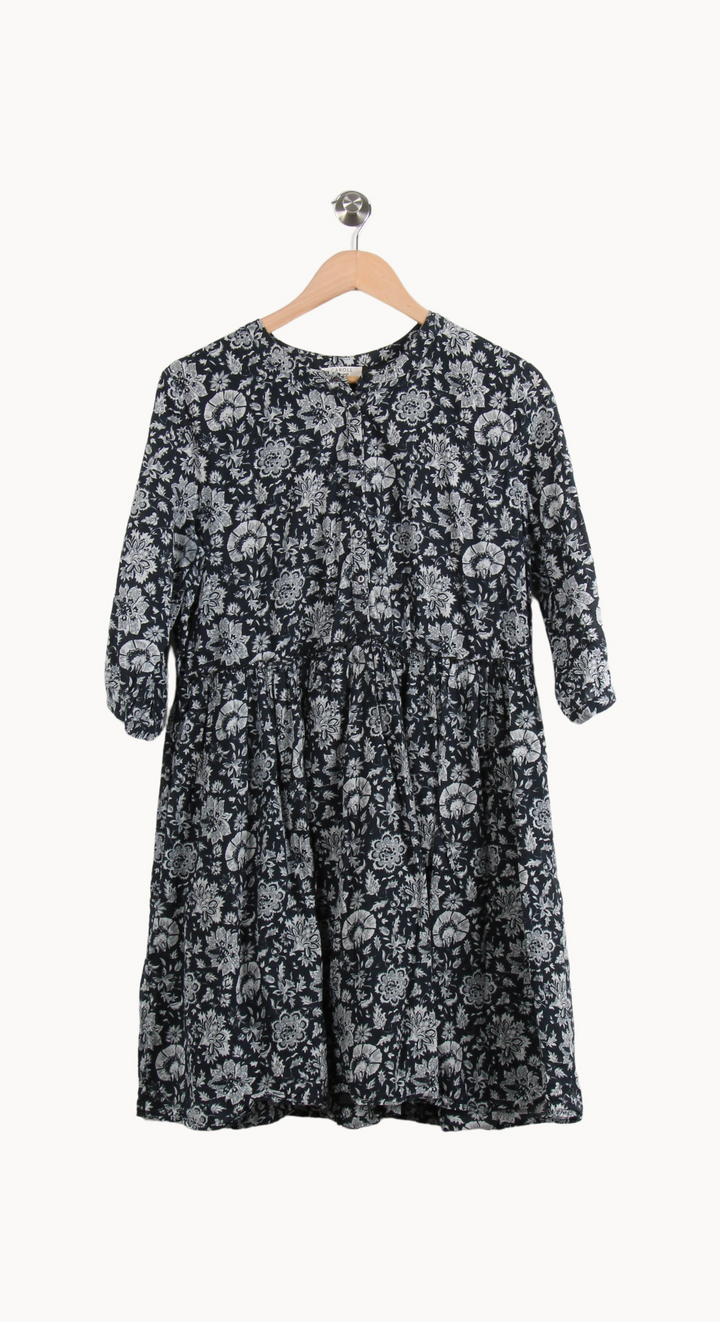 Robe Courte Bleu et Blanc - Taille L/40 de la marque Caroll | PARAD65081 - Vendu par Paradigme - Image 2