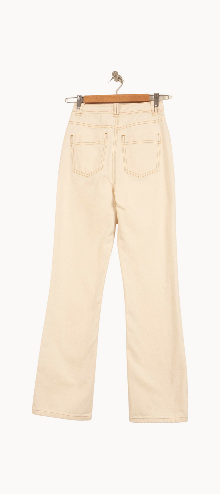 Jean Beige - Taille XS/34 de la marque Sézane | PARAD50284 - Vendu par Paradigme - Image 4