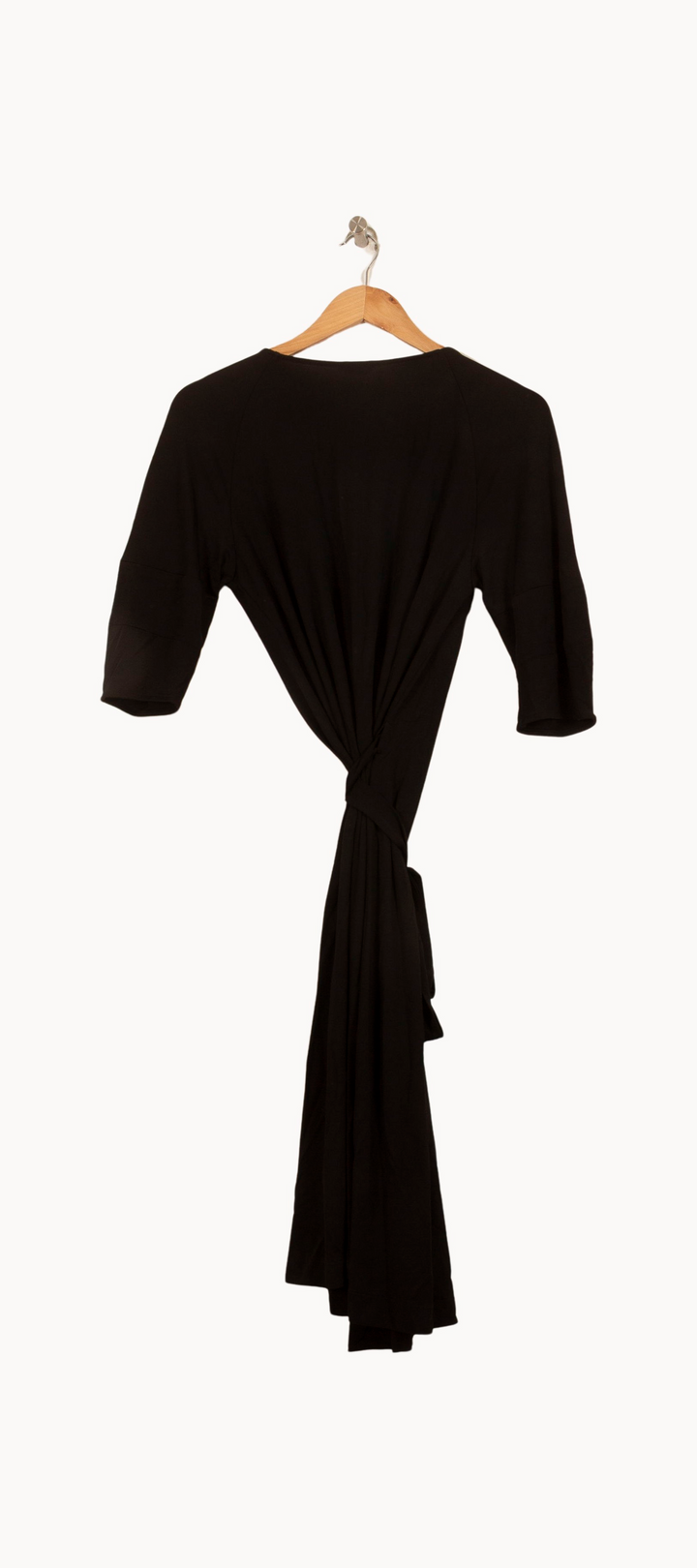 Robe Portefeuille Noire - Taille S/36 de la marque Filippa K | PARAD62611 - Vendu par Paradigme - Image 4