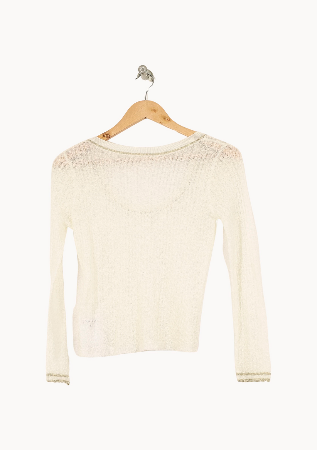 Pull Blanc - Taille S/36 de la marque Louise Misha | PARAD67545 - Vendu par Paradigme - Image 4