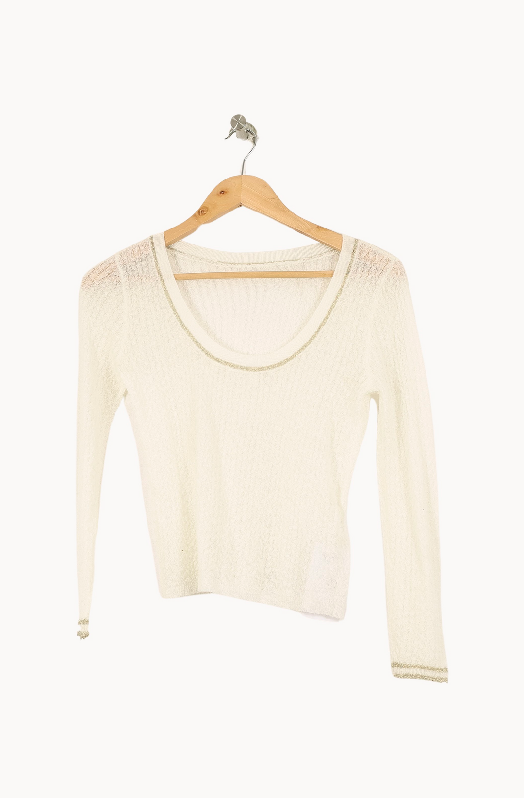 Pull Blanc - Taille S/36 de la marque Louise Misha | PARAD67545 - Vendu par Paradigme - Image 2