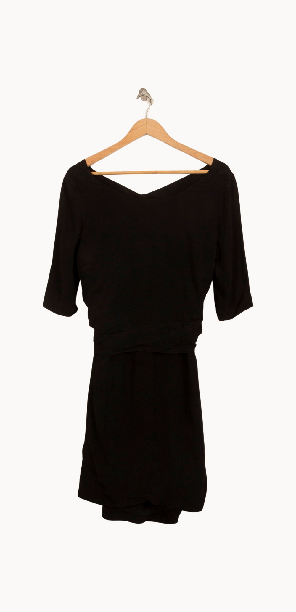 Blouse Noire - Taille S/36 de la marque Sandro | RVLI1000 - Vendu par Paradigme - Image 2