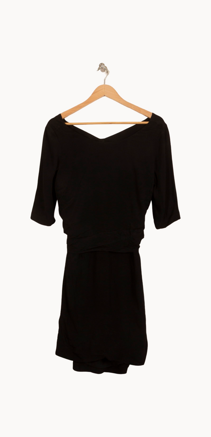 Blouse Noire - Taille S/36 de la marque Sandro | RVLI1000 - Vendu par Paradigme - Image 2