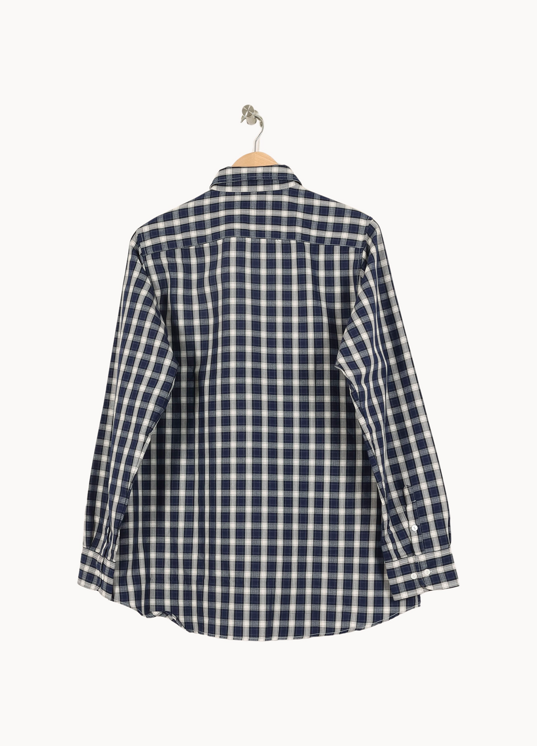 Chemise à Carreaux Bleue et Blanche - Taille XXL/44 de la marque Ines de la Fressange Paris | PARAD67908 - Vendu par Paradigme - Image 4