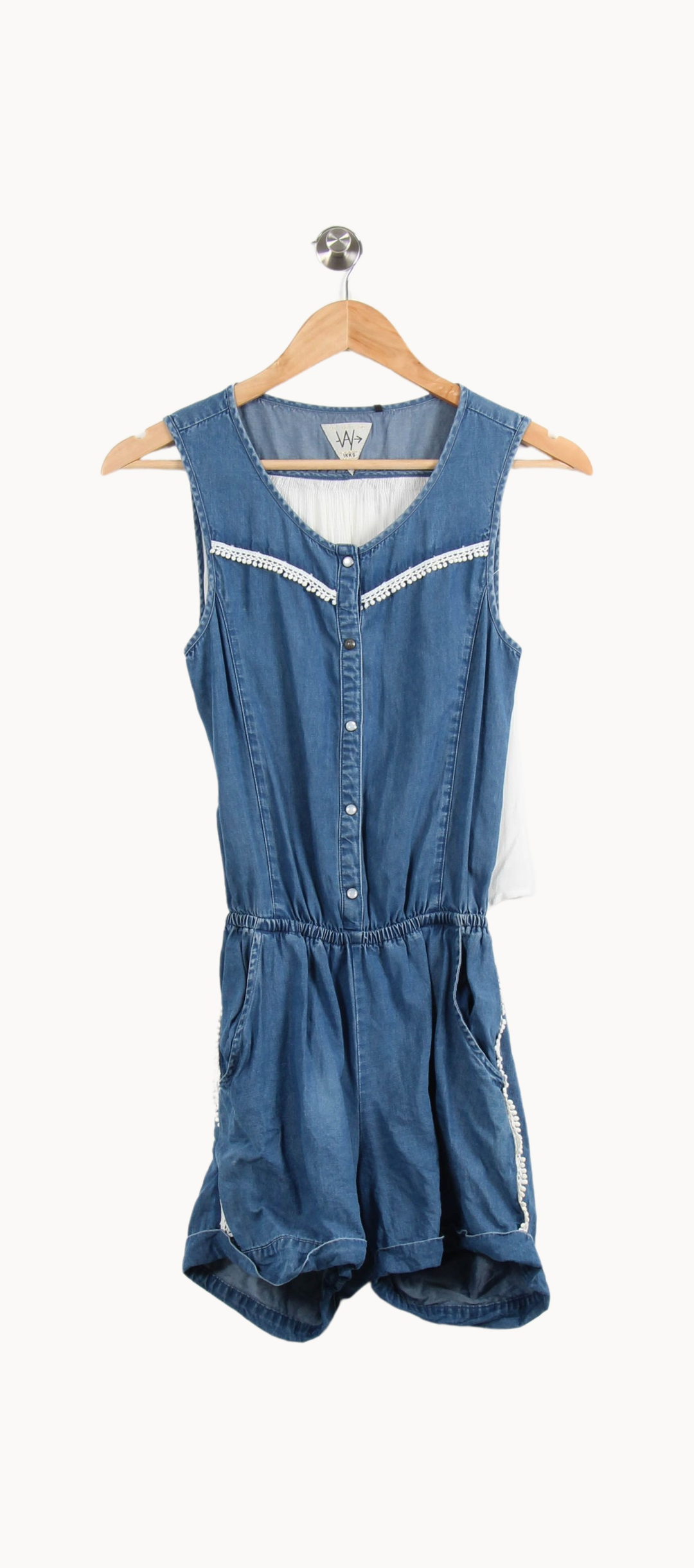 Combishort bleu - Taille S/36 de la marque IKKS | PARAD36548 - Vendu par Paradigme - Image 2