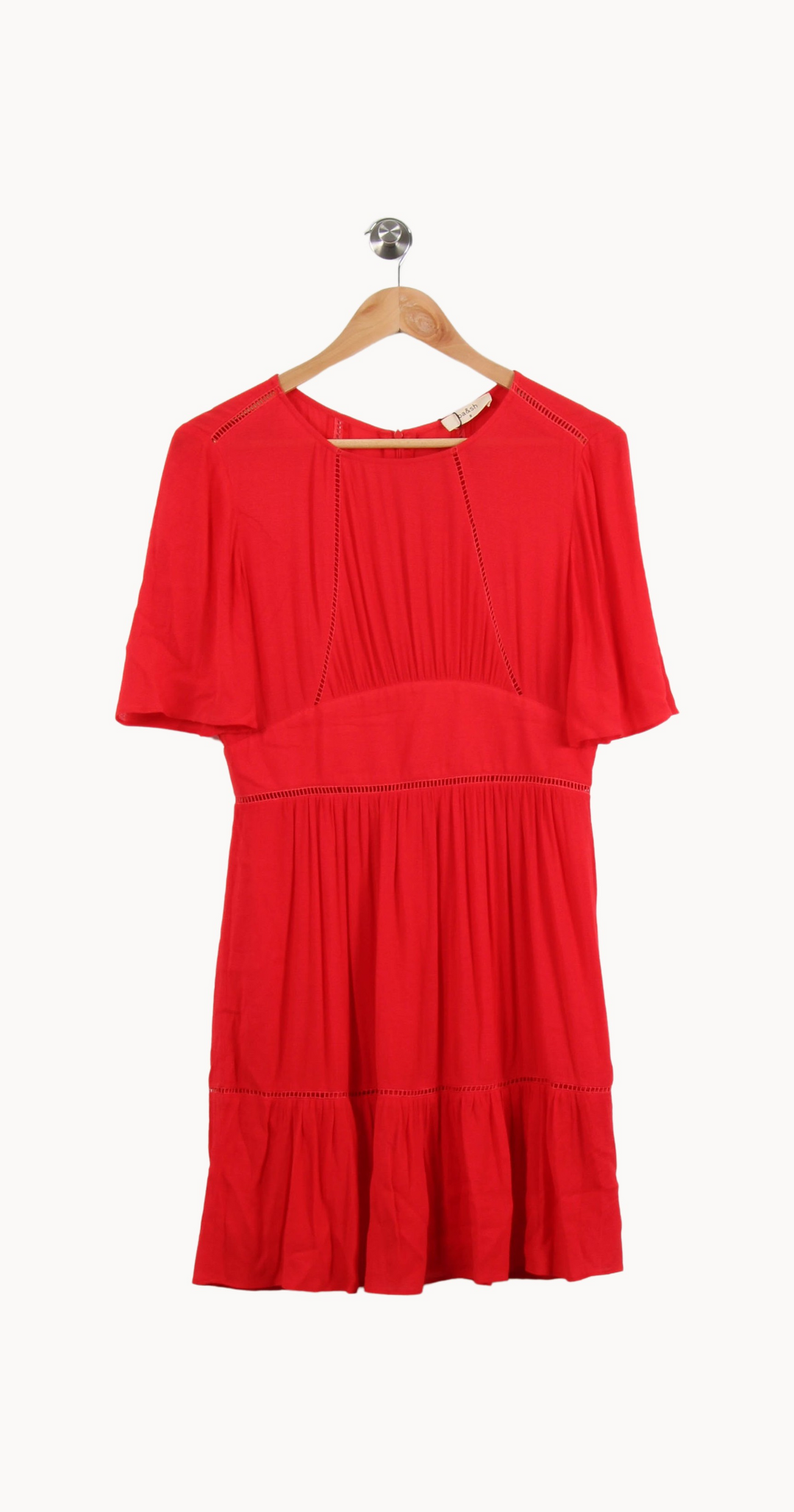 Robe Midi Rouge - Taille M/38 de la marque ba&sh | PARAD52041 - Vendu par Paradigme - Image 2