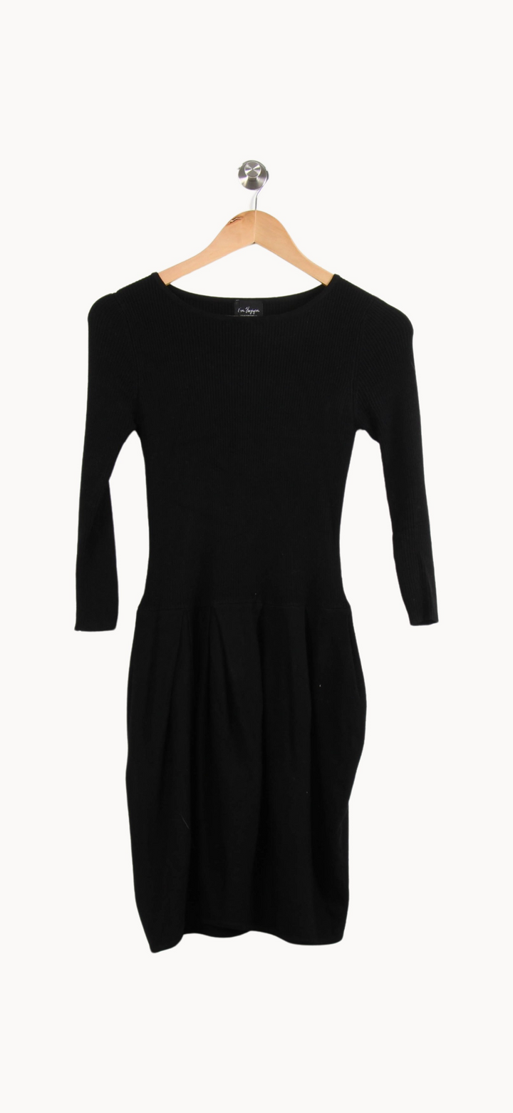 Robe Pull Noire - Taille S/36 de la marque Maison 123 | PARAD39649 - Vendu par Paradigme - Image 2