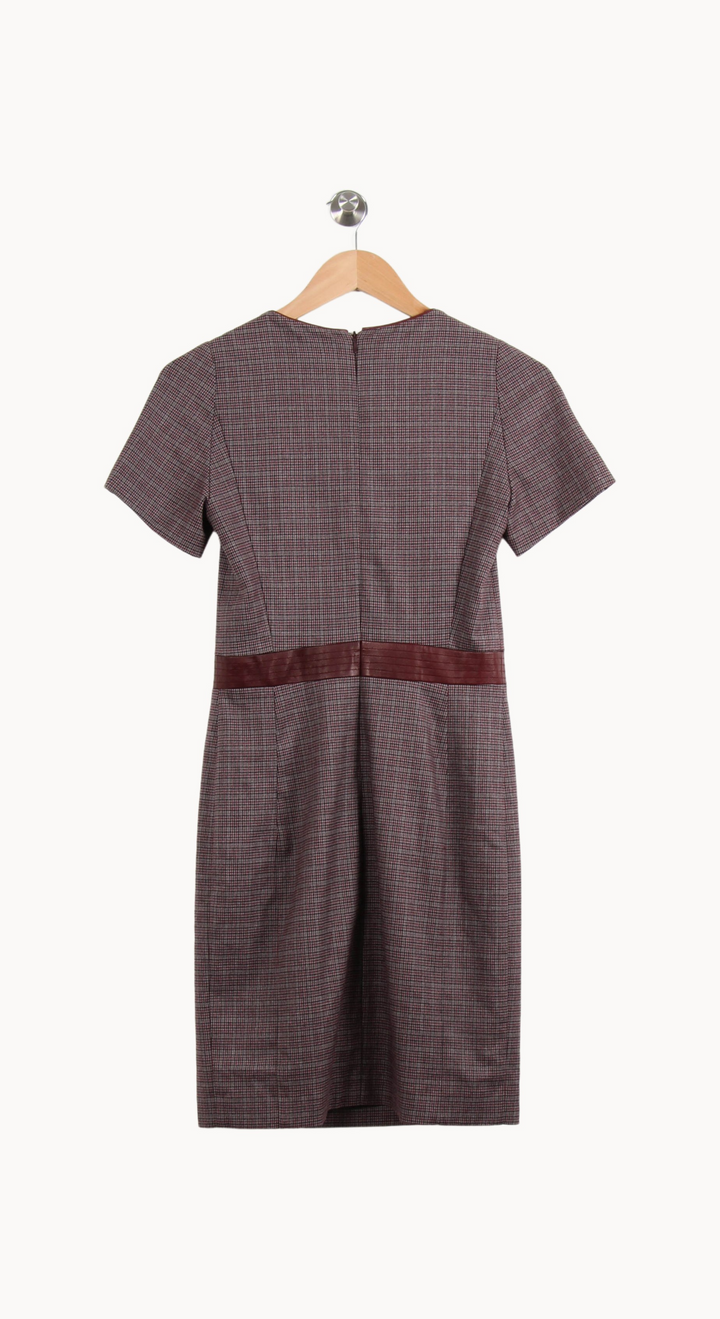 Robe Marron - Taille S/36 de la marque Claudie Pierlot | PARAD32388 - Vendu par Paradigme - Image 4
