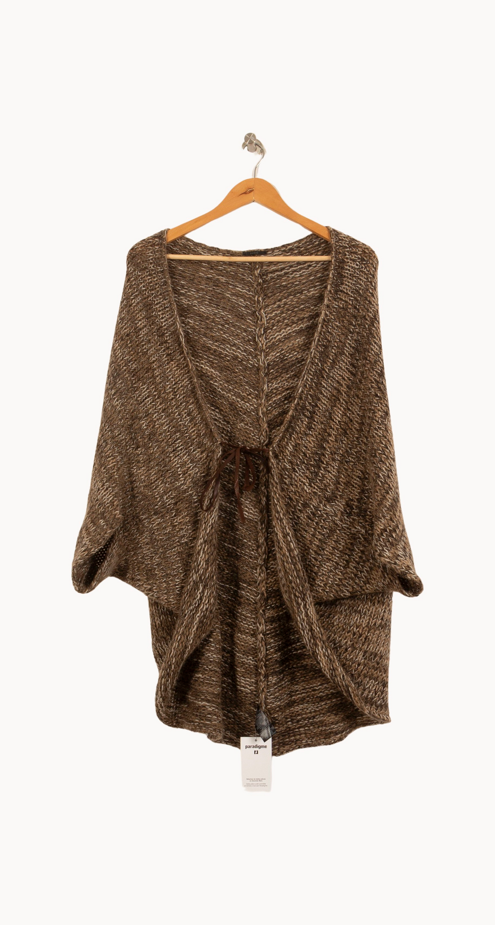 Cardigan Marron - Taille S/36 de la marque IKKS | PARAD51448 - Vendu par Paradigme - Image 2