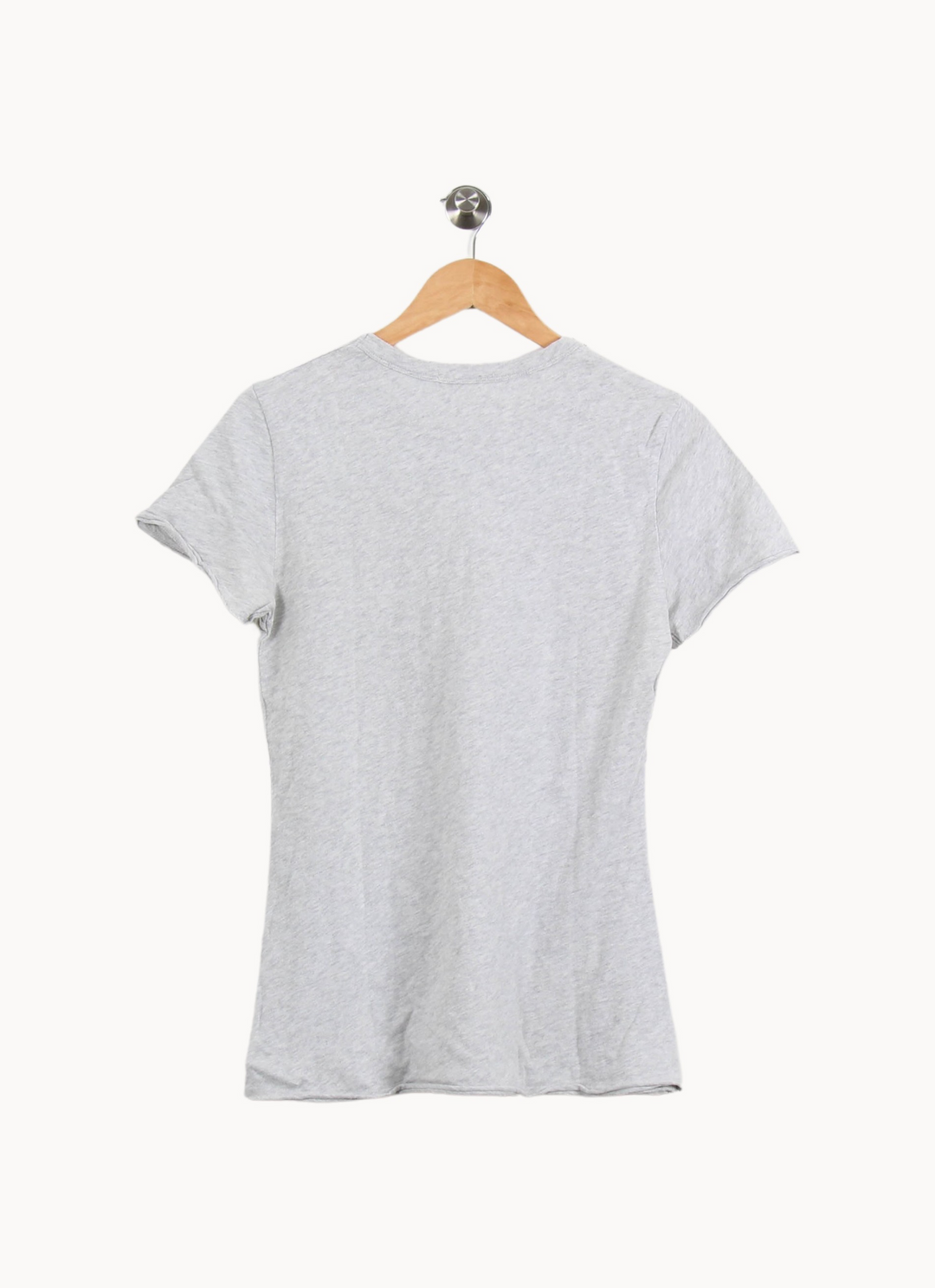 Tee-shirt Gris - Taille L/40 de la marque American Vintage | PARAD51876 - Vendu par Paradigme - Image 4
