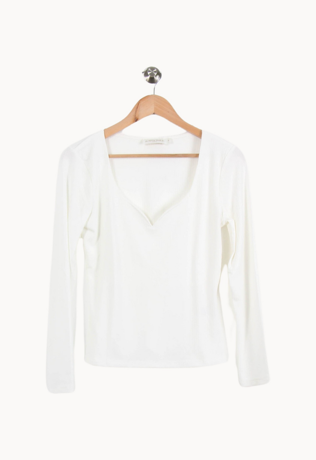 Pull Blanc - Taille L/40 de la marque La Petite Etoile | PARAD65272 - Vendu par Paradigme - Image 2