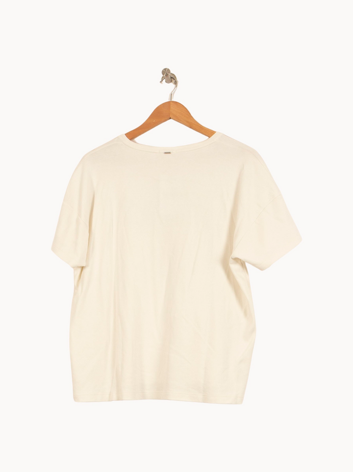 Tee-shirt Blanc - Taille M/38 de la marque IKKS | PARAD63394 - Vendu par Paradigme - Image 4