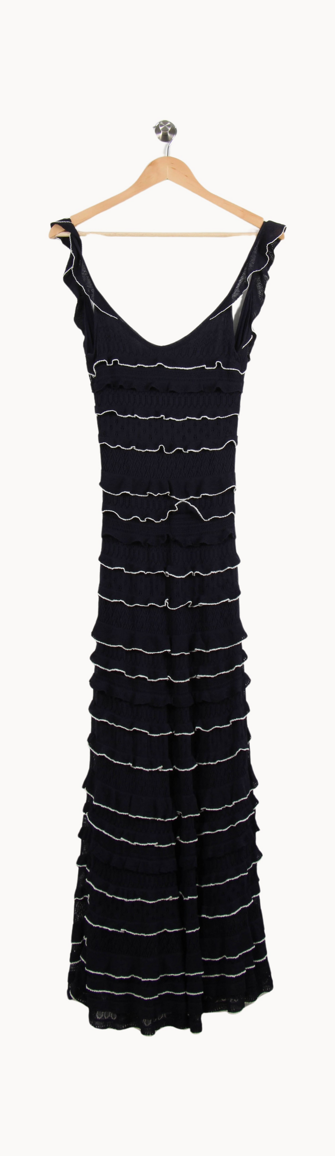 Robe Longue Bleu - Taille M/38 de la marque Sézane | PARAD67248 - Vendu par Paradigme - Image 4