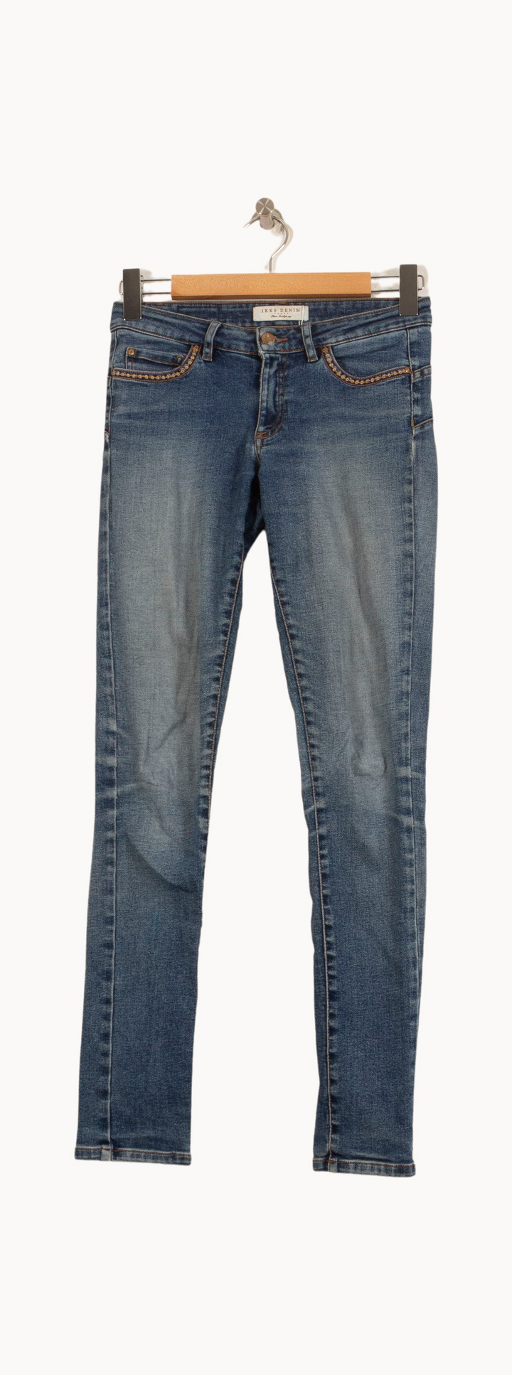 Jean Slim Bleu - Taille XS/34 de la marque IKKS | PARAD64233 - Vendu par Paradigme - Image 2