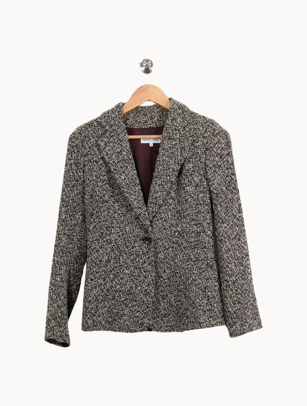Veste Marron et Noir - Taille S/36 de la marque Gerard Darel | PARAD38135 - Vendu par Paradigme - Image 2