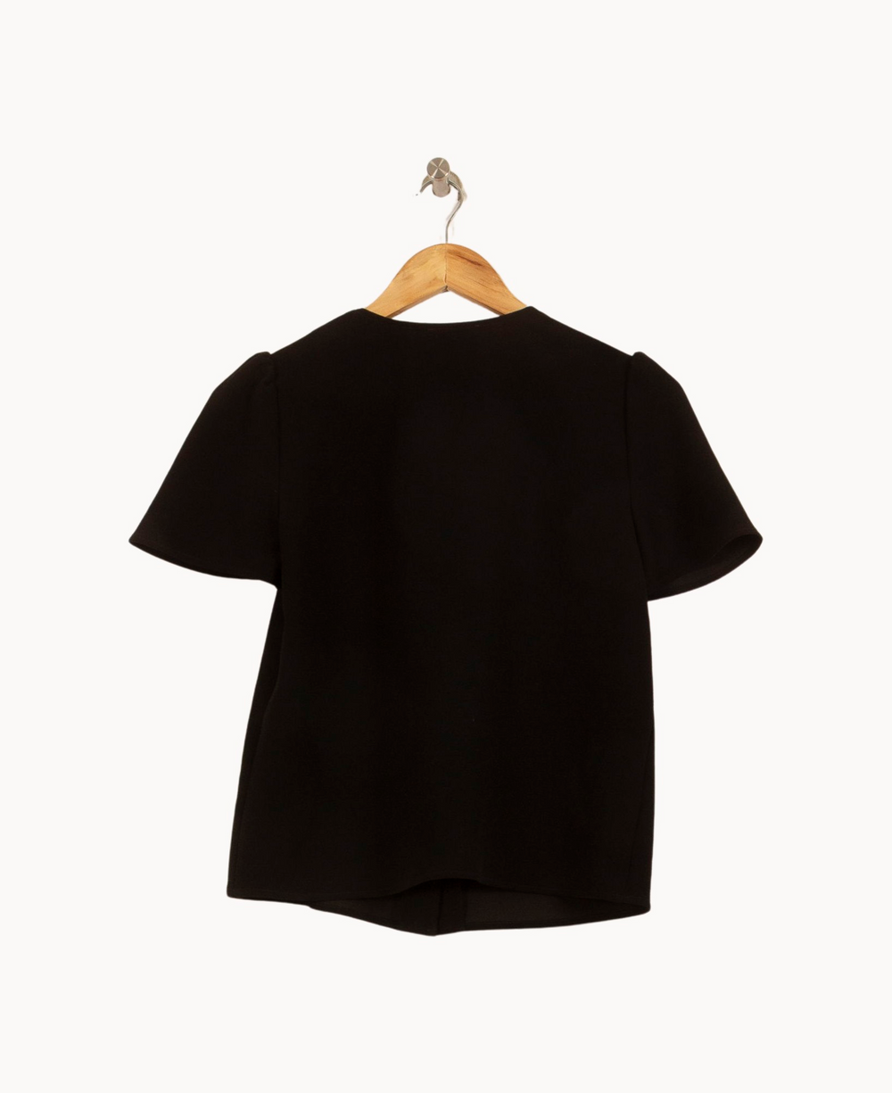 Blouse Noire - Taille XS/34 de la marque Sézane | PARAD64169 - Vendu par Paradigme - Image 4