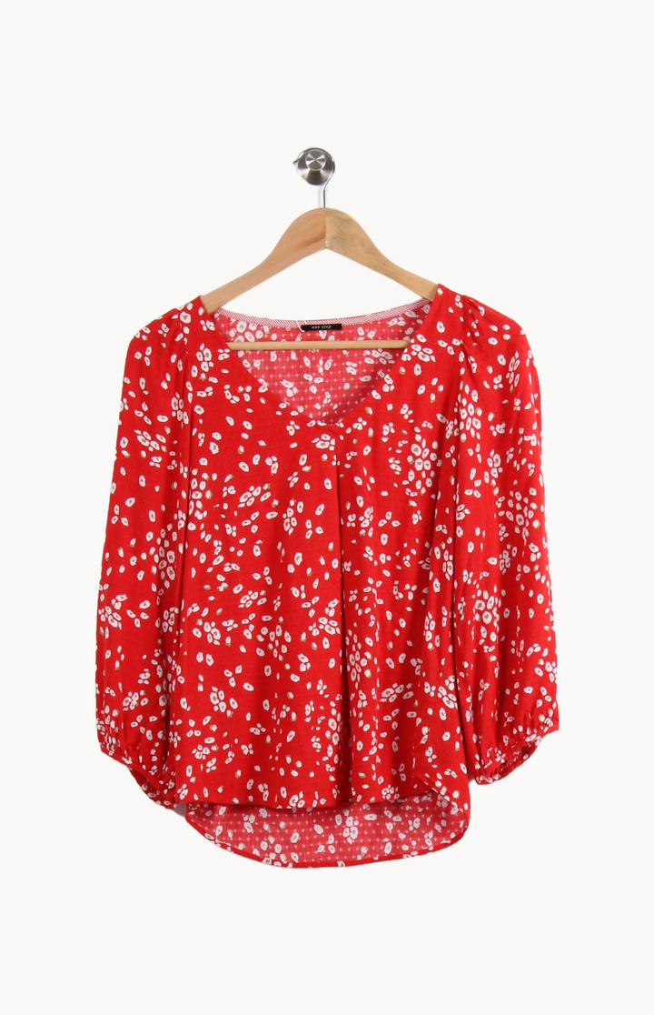 Blouse Rouge et Blanche - Taille XS/34 de la marque Sud express | PARAD64989 - Vendu par Paradigme - Image 2