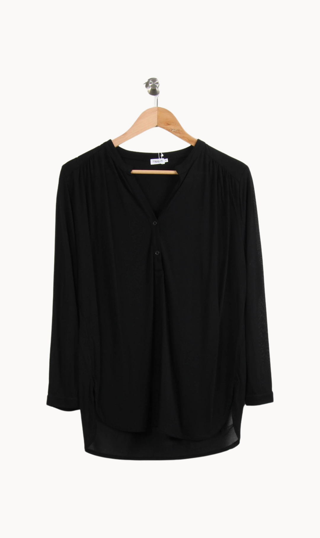 Blouse Noire - Taille M/38 de la marque Filippa K | PARAD65224 - Vendu par Paradigme - Image 2