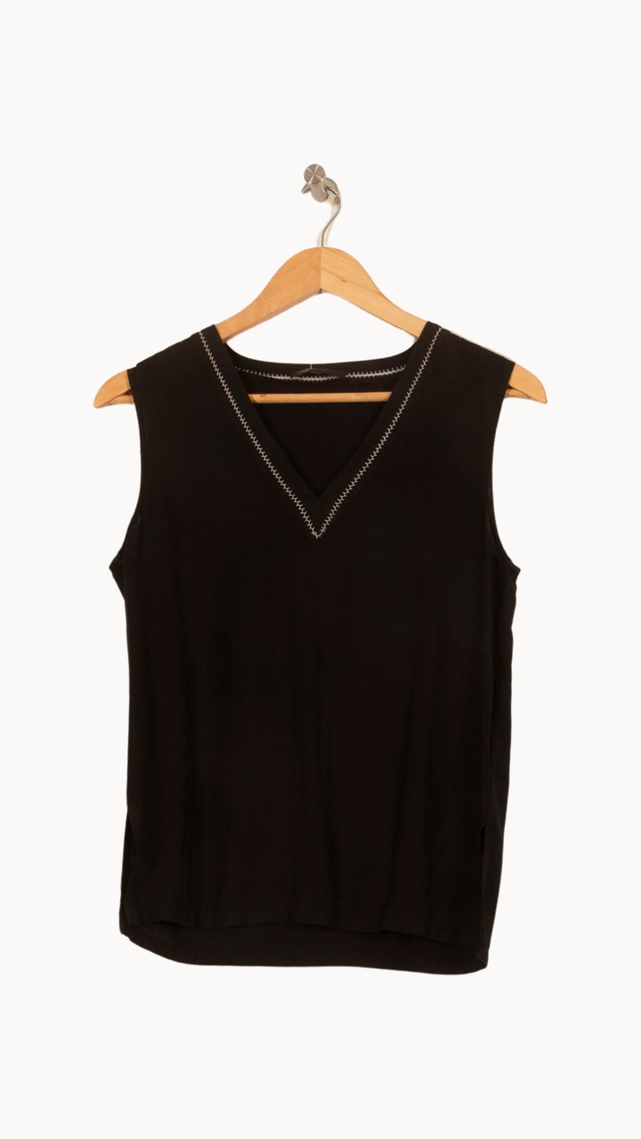 Débardeur Noir - Taille S/36 de la marque Maje | PARAD53242 - Vendu par Paradigme - Image 2